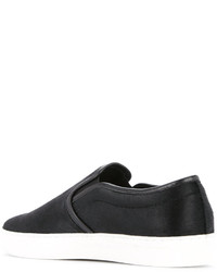 Slippers en cuir noirs Attachment