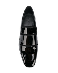 Slippers en cuir noirs Jimmy Choo