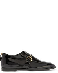 Slippers en cuir noirs Stella McCartney