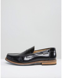 Slippers en cuir noirs Ben Sherman