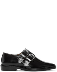 Slippers en cuir noirs Toga Pulla