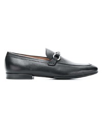 Slippers en cuir noirs Salvatore Ferragamo