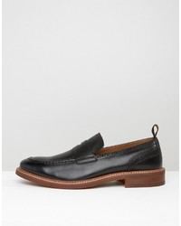 Slippers en cuir noirs Aldo