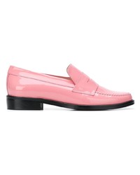 Slippers en cuir roses Leandra Medine