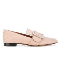 Slippers en cuir roses Bally