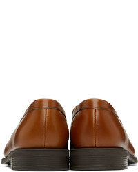 Slippers en cuir tabac Ps By Paul Smith