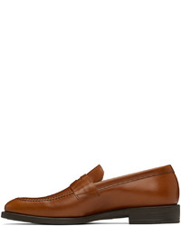 Slippers en cuir tabac Ps By Paul Smith