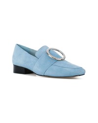 Slippers en daim bleu clair Dorateymur