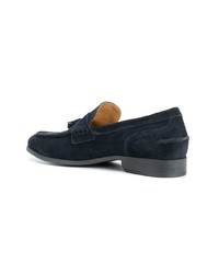 Slippers en daim bleu marine Geox