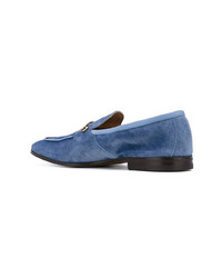 Slippers en daim bleus Henderson Baracco