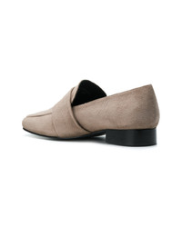 Slippers en daim marron clair Dorateymur