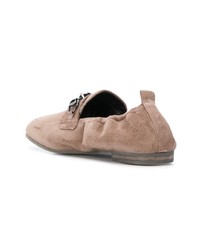 Slippers en daim marron clair Kennel + Schmenger