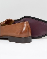 Slippers en daim marron clair Asos