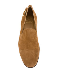 Slippers en daim marron clair Edhen Milano