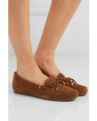 Slippers en daim marron MICHAEL Michael Kors