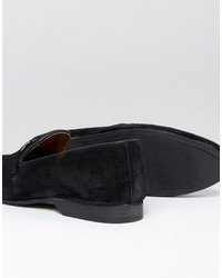 Slippers en daim noirs Frank Wright