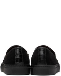 Slippers en daim noirs Human Recreational Services