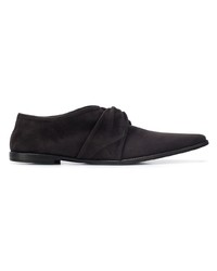 Slippers en daim noirs Haider Ackermann