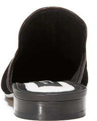 Slippers en daim noirs Rag & Bone