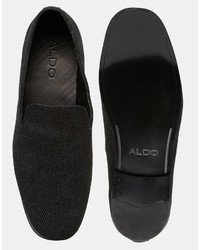 Slippers en daim noirs Aldo