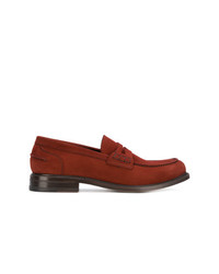 Slippers en daim rouges Berwick Shoes