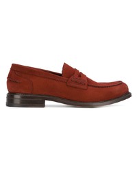 Slippers en daim rouges Berwick Shoes