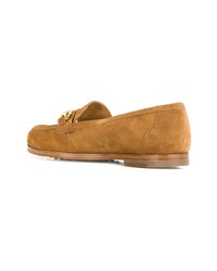 Slippers en daim tabac A.P.C.