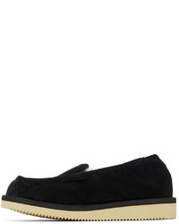 Slippers en toile noirs Suicoke