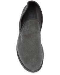 Slippers gris foncé Guidi