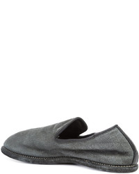 Slippers gris foncé Guidi