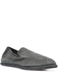 Slippers gris foncé Guidi