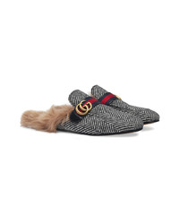 Slippers gris Gucci