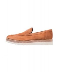 Slippers marron clair Alberto Guardiani