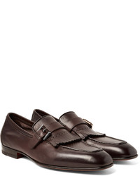 Slippers marron Santoni