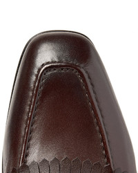 Slippers marron Santoni