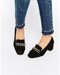 Slippers noirs Asos