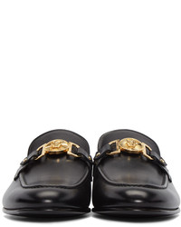 Slippers noirs Versace
