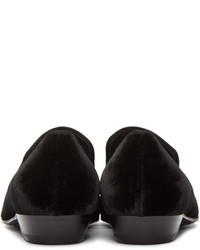 Slippers noirs Saint Laurent