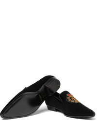 Slippers noirs Saint Laurent