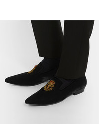 Slippers noirs Saint Laurent