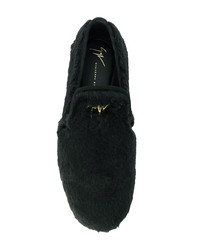 Slippers noirs Giuseppe Zanotti Design