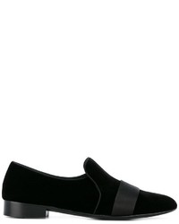Slippers noirs Giuseppe Zanotti Design
