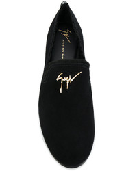 Slippers noirs Giuseppe Zanotti Design
