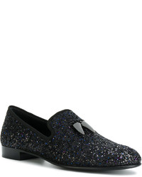 Slippers noirs Giuseppe Zanotti Design