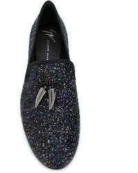 Slippers noirs Giuseppe Zanotti Design