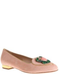 Slippers roses Charlotte Olympia