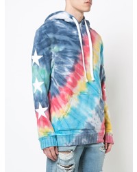 Sweat à capuche à étoiles multicolore Amiri