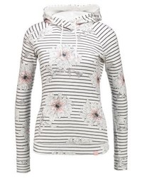 Sweat à capuche à fleurs blanc Tom joule
