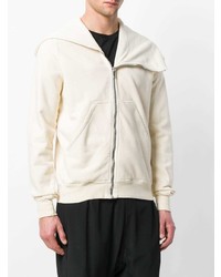 Sweat à capuche beige Rick Owens DRKSHDW