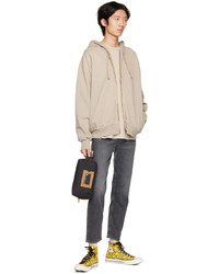 Sweat à capuche beige Acne Studios